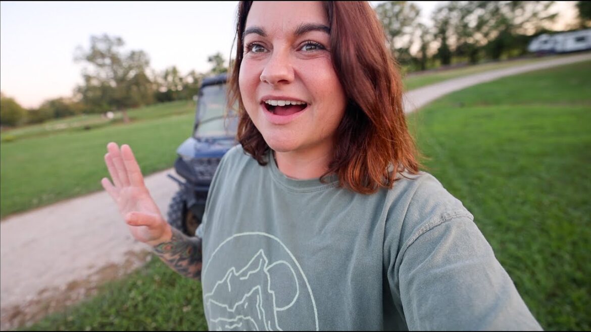I love a Wild Volunteer (Evening Garden Walk) | VLOG