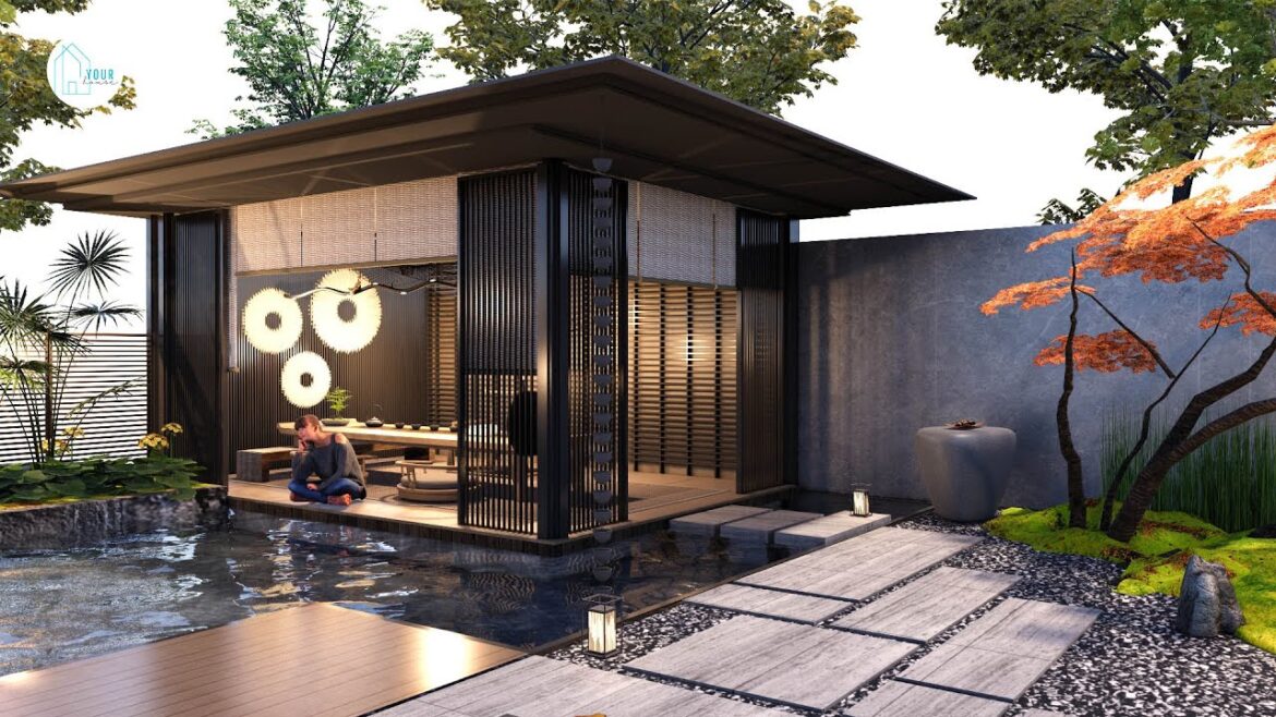 Backyard landscape design combines tradition and modernity | Landscape design Backyard landscape design combines tradition and modernity | Landscape design