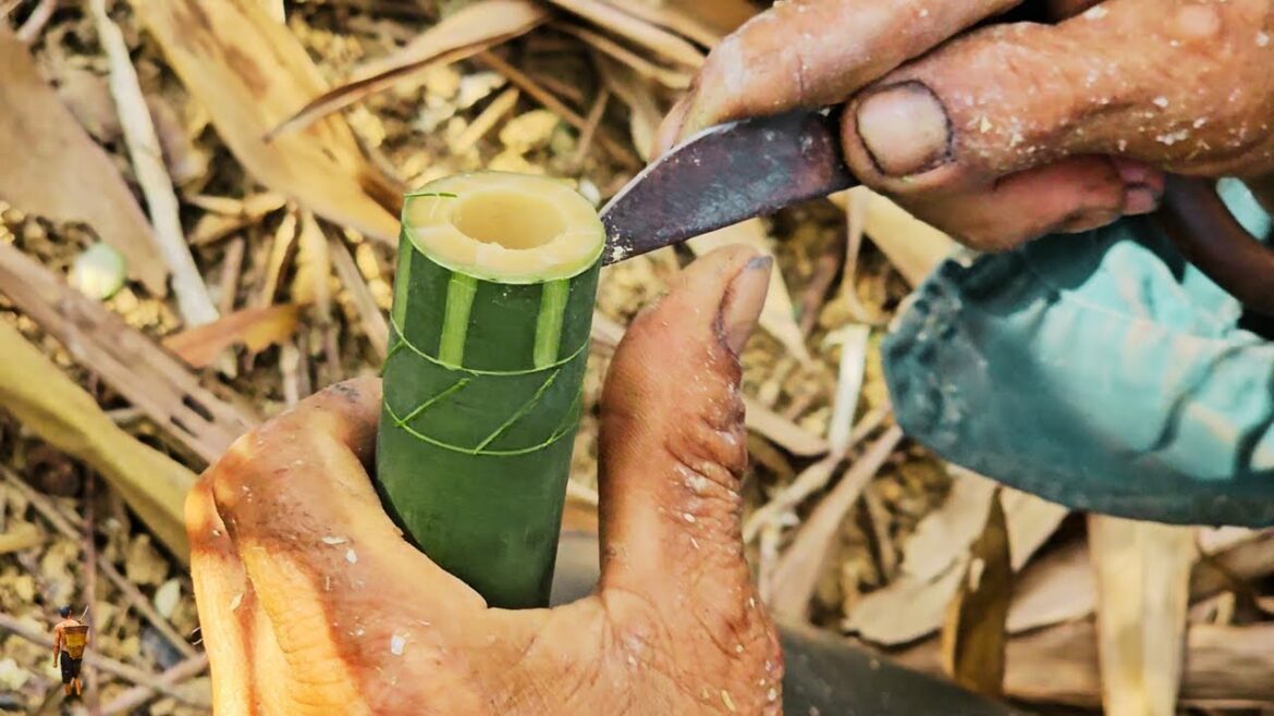 Full Video: Make rudimentary gardening tools from bamboo in the forest | K’ Quang Full Video: Make rudimentary gardening tools from bamboo in the forest | K' Quang
