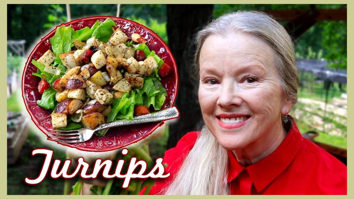 The BEST Roasted TURNIPS fresh from the GARDEN! EASY!