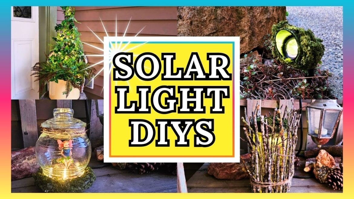 AMAZING Solar Light DIY Ideas For a Magical Outdoor Garden AMAZING Solar Light DIY Ideas For a Magical Outdoor Garden