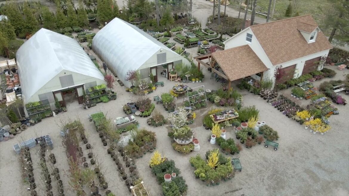 Frost Farms Garden Center From the Air | Mount Desert Island, Maine Frost Farms Garden Center From the Air | Mount Desert Island, Maine