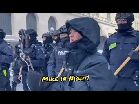 13 Police With Bats And clubs in Ottawa! lynniepoo reporting for Mike in the Night ! 13 Police With Bats And clubs in Ottawa! lynniepoo reporting for Mike in the Night !