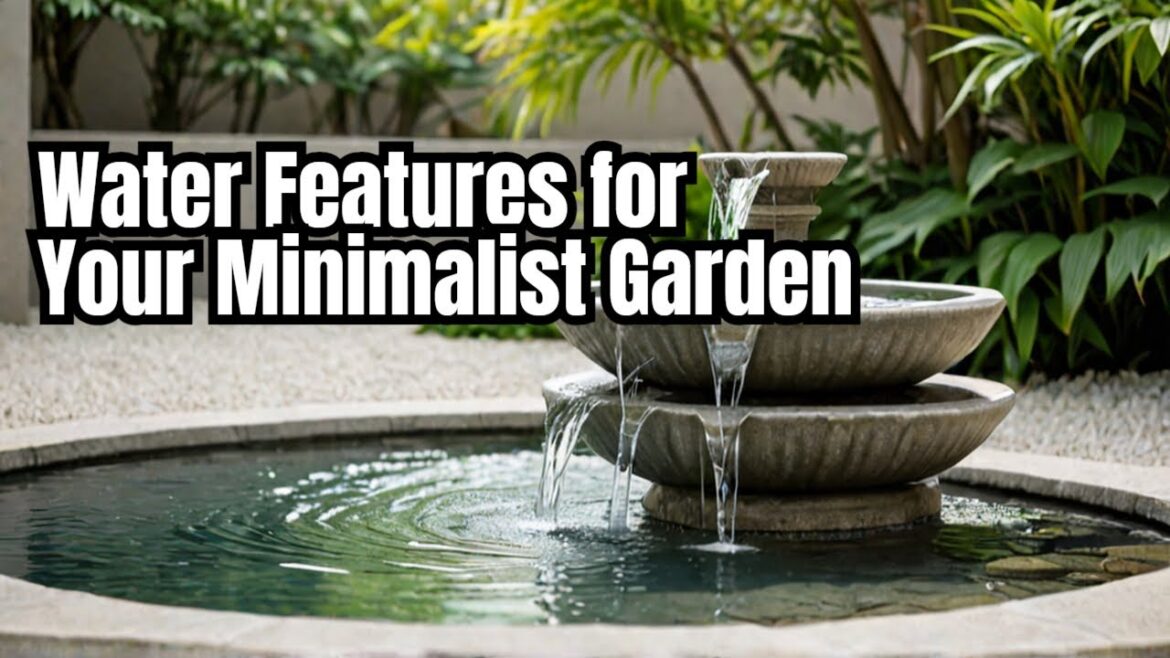 Water Features for Your Minimalist Garden #design #minimalism #minimalist #garden