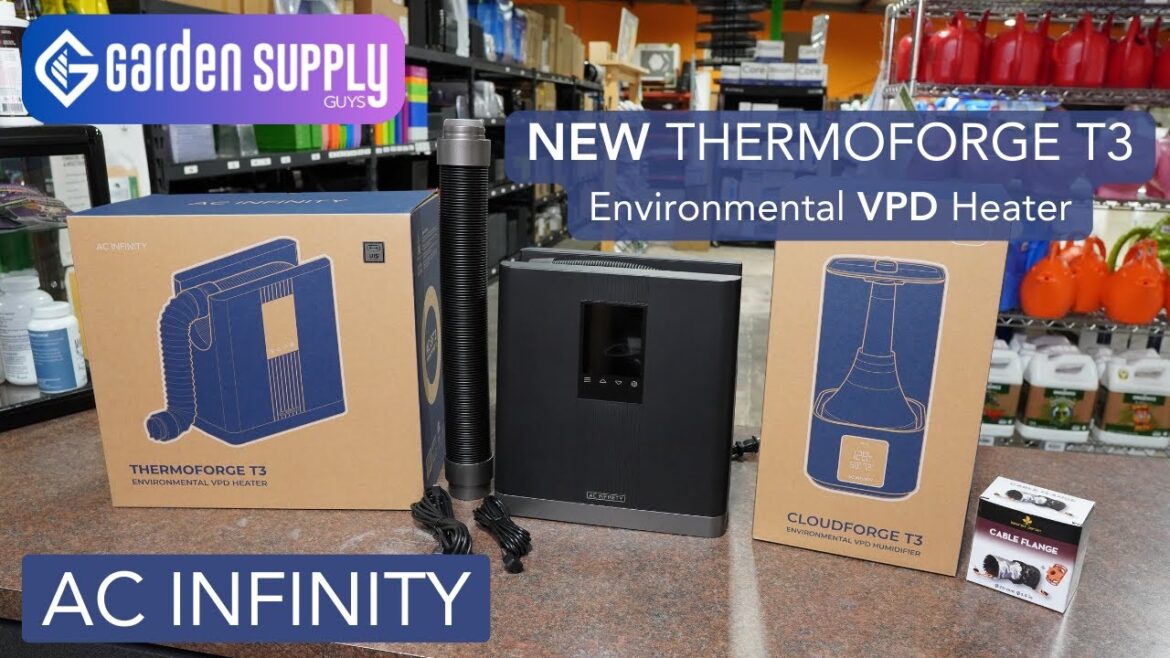 NEW AC Infinity THERMOFORGE T3 Enviornmental VPD Heater OVERVIEW and TESTING NEW AC Infinity THERMOFORGE T3 Enviornmental VPD Heater OVERVIEW and TESTING