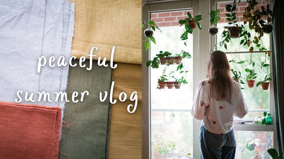 Slow Summer Day | Hoya Flowers | Baking & Gardening | Planning a Quilt Slow Summer Day | Hoya Flowers | Baking & Gardening | Planning a Quilt