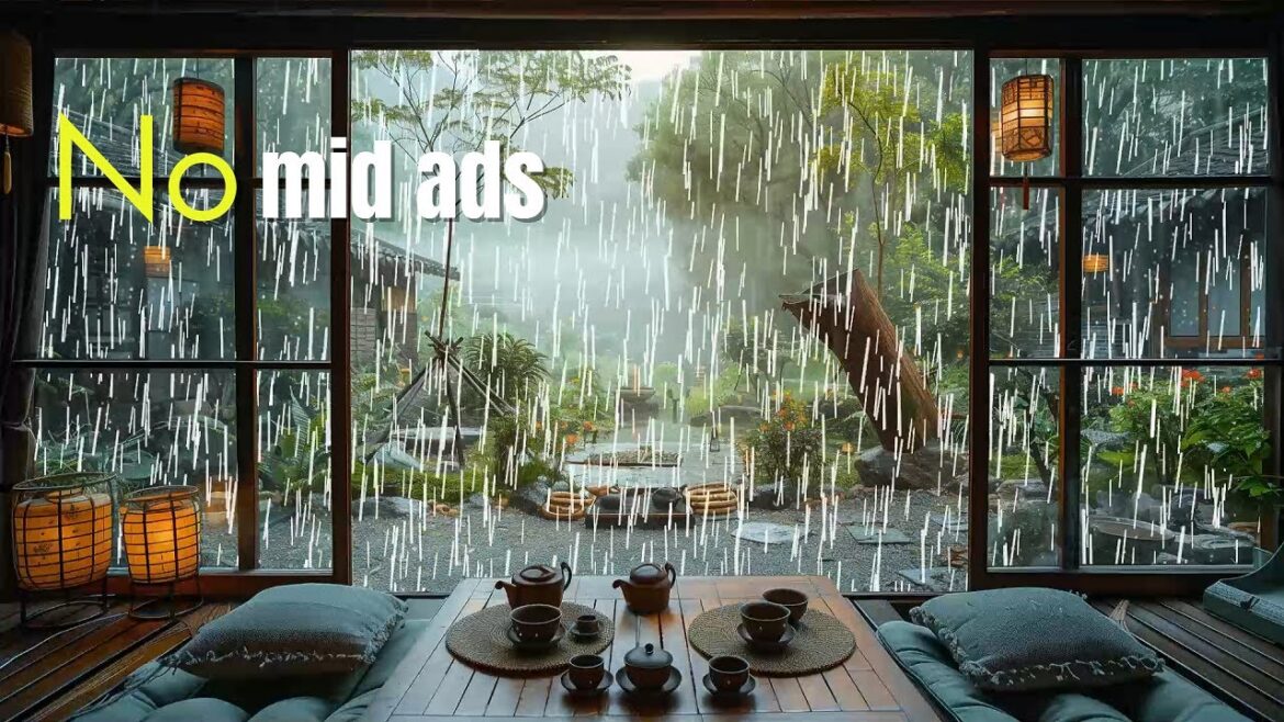 Rain in the Japanese garden | Sounds to help you sleep | Agarwood Healing Rain in the Japanese garden | Sounds to help you sleep | Agarwood Healing