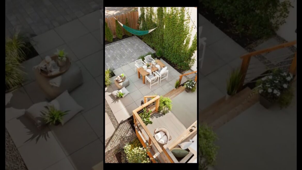 Идеи дизайна маленького дворика ч2  #smallbackyarddesign  #идеидлясада #сад