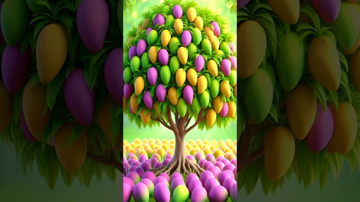 Easy and fast method to grow and plant mango fruit trees with tomato stimulation. #gardening