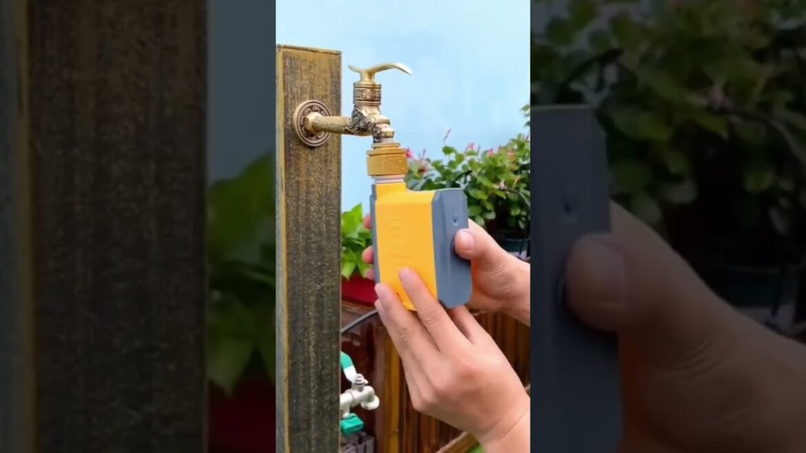 Automatic Water System for Garden #estech   #escratangarg #shorts #gadgets #products