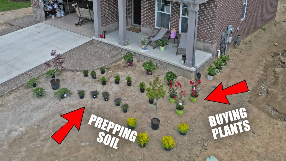 DIY Fancy Suburban Landscaping | Planning, Plant buying and Soil Prep