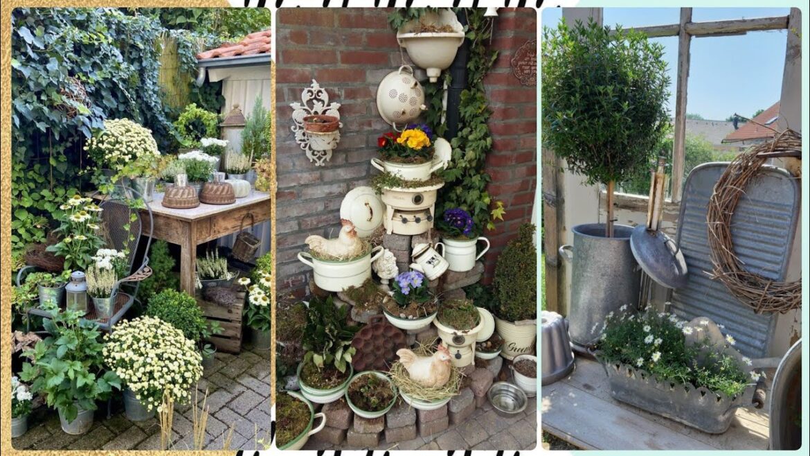 Most Fabulous garden Vintage ideas  - Vintage Inspiration for Modern Landscapes