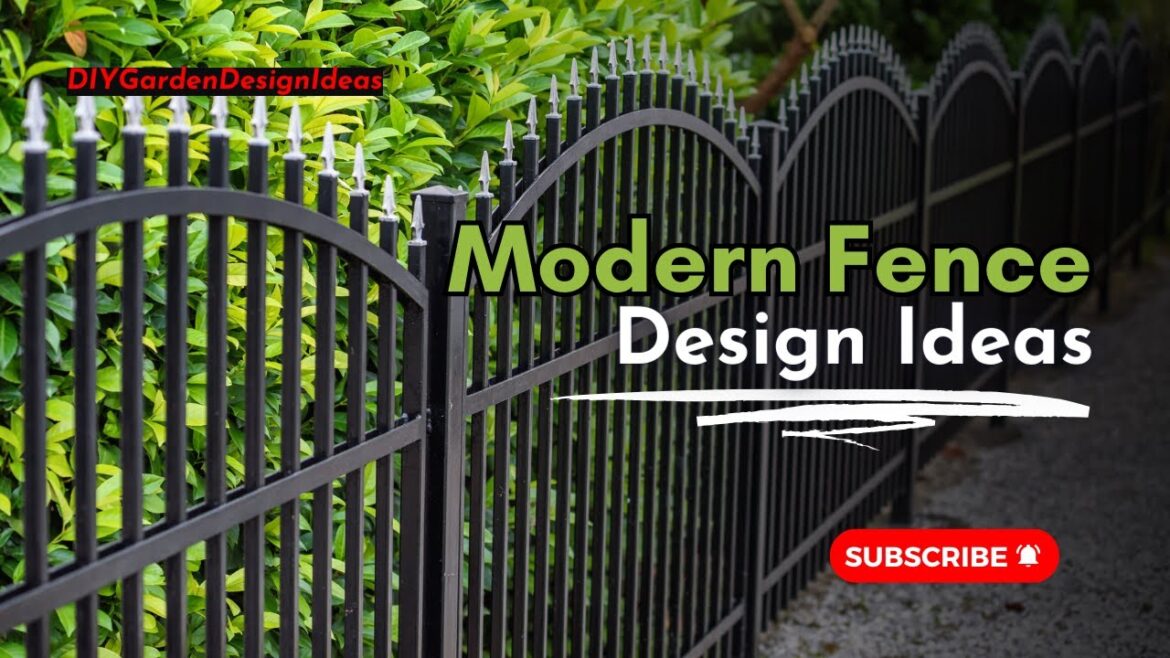 Modern Fence Design Ideas | DiY Garden Design Ideas