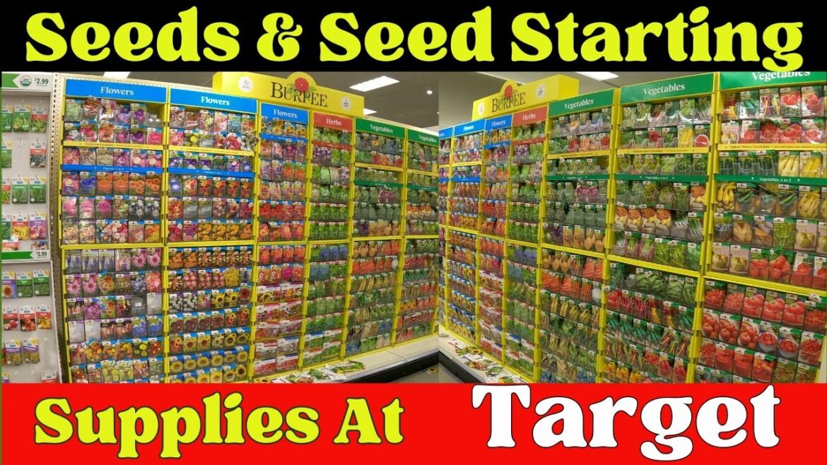 Blossom Your Garden: Seeds and Seed Starting Supplies at Target!