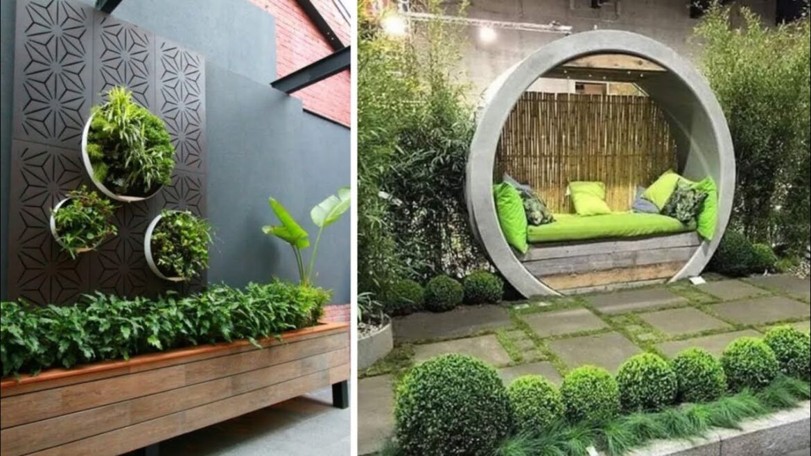 Choose a location in backyard garden for seating/Gazebo style that complements your outdoor space
