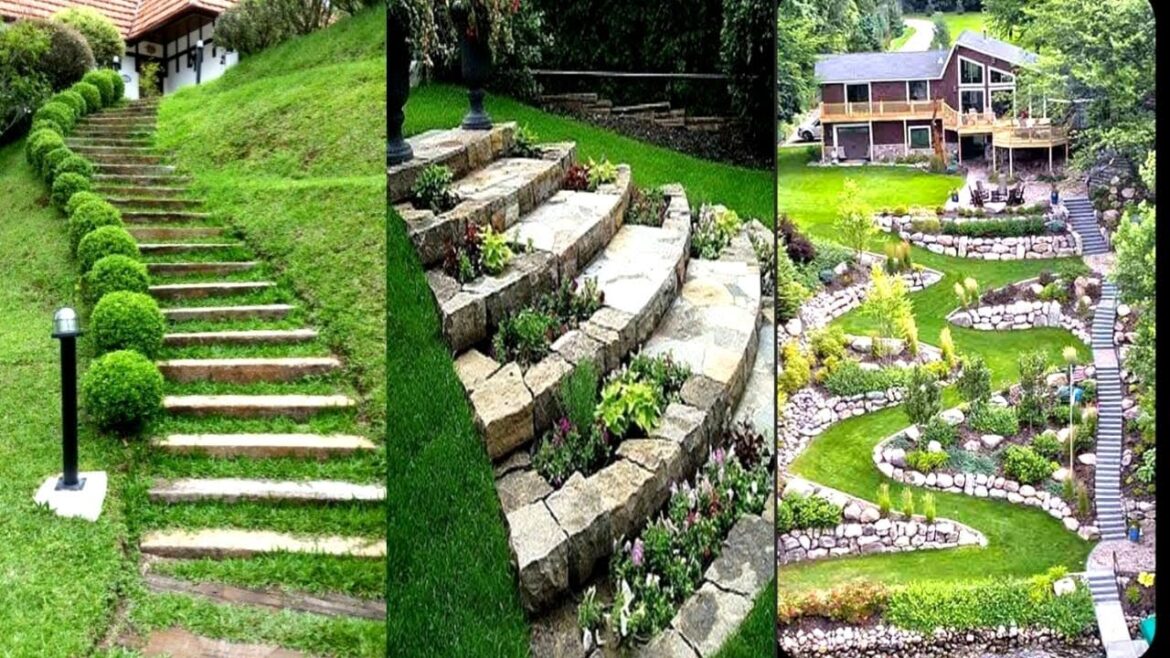 30 Beautiful Sloped Backyard Landscaping Ideas You Will Love To Watch