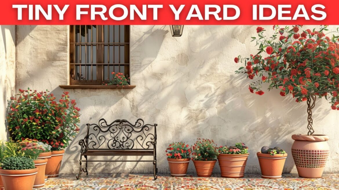 Tiny Front Yard Landscaping Ideas | Small Garden Outdoor Design