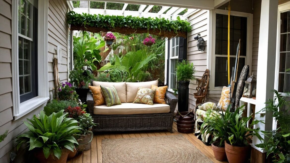 Transform Your Small Space Retreats | Front Porch, Front Yard Landscaping Ideas, Indoor Garden Decor