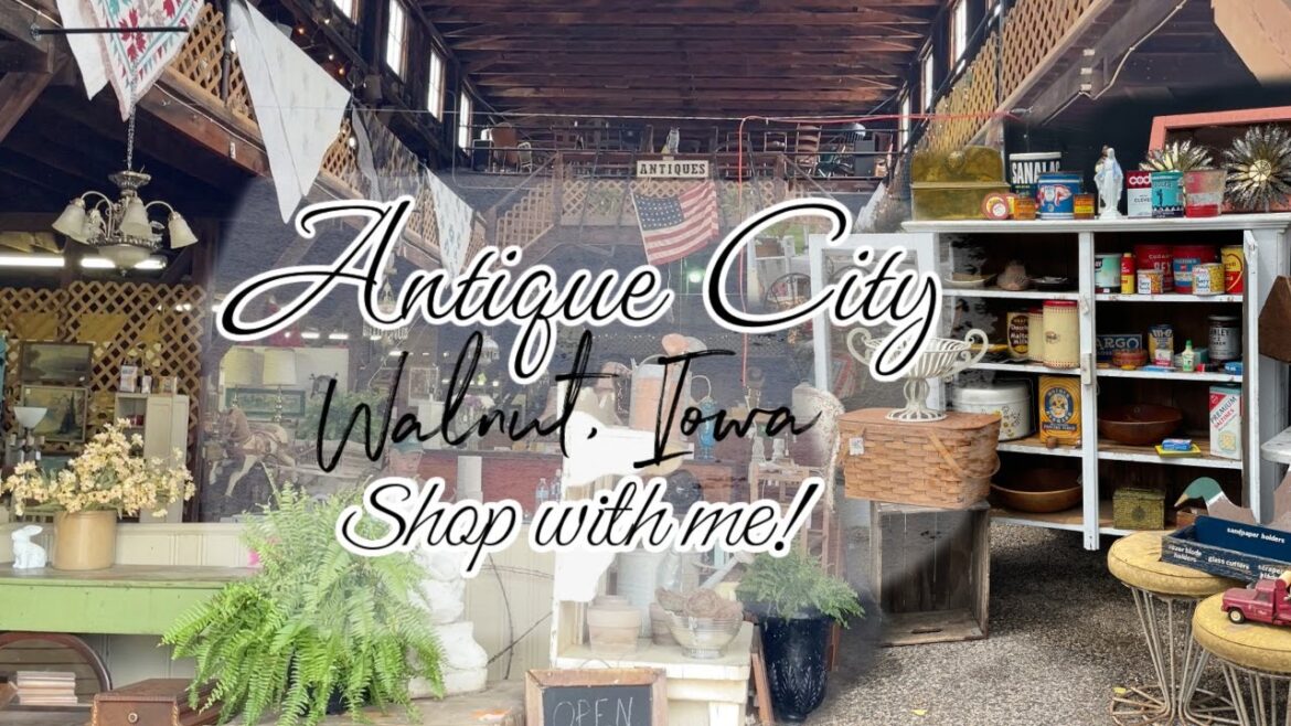 *NEW* LETS GO ANTIQUING TO ANTIQUE CITY! | WALNUT IOWA | SHOP WITH ME!!