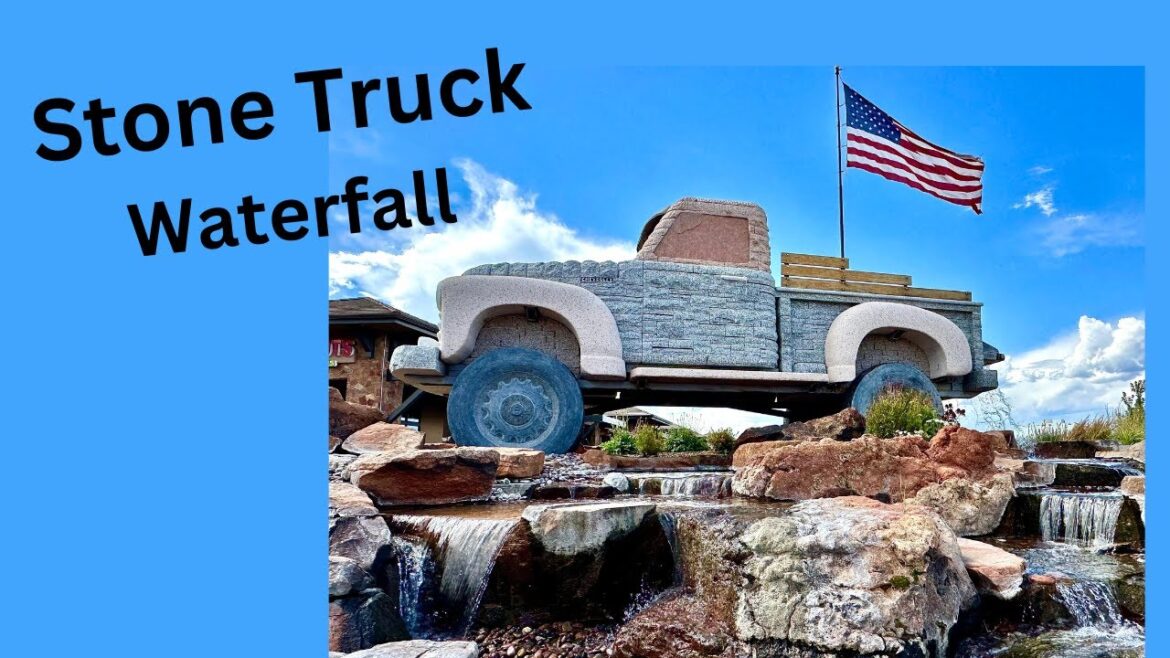 We built a WATERFALL in the bed of a CHEVY TRUCK!