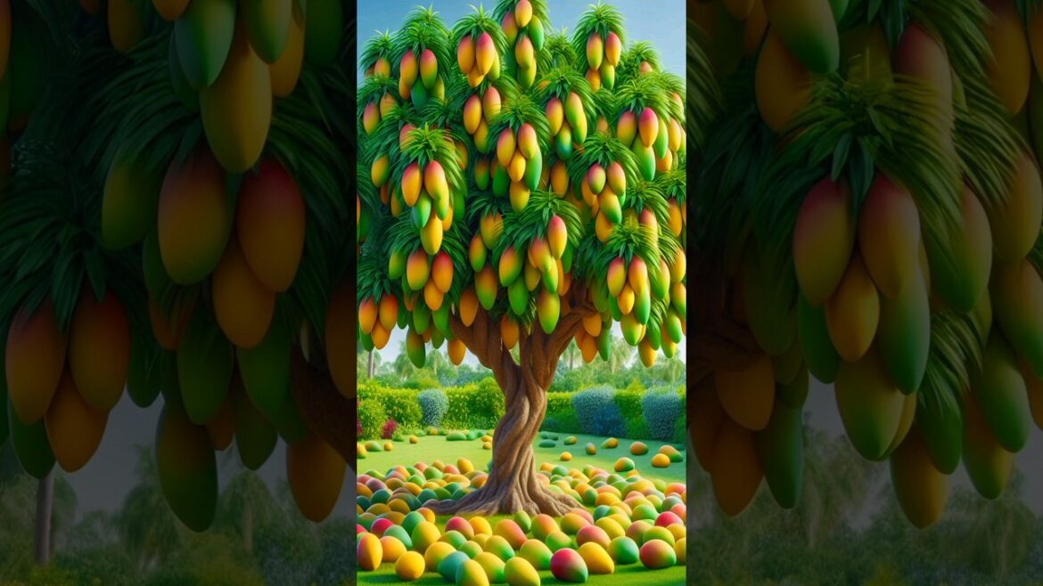 Easy and fast method to grow and plant mango fruit trees with tomato stimulants. #gardening Easy and fast method to grow and plant mango fruit trees with tomato stimulants. #gardening