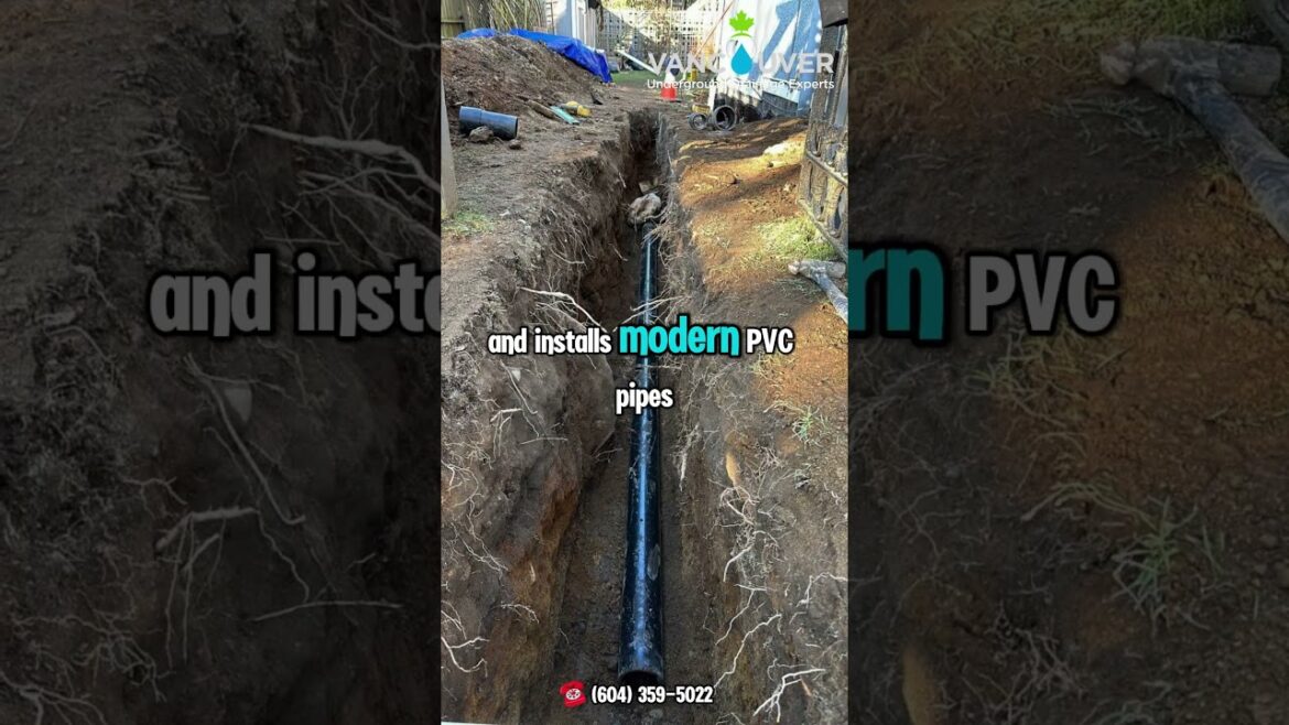 Replacing Old Tile Drainage with New PVC Drainage Replacing Old Tile Drainage with New PVC Drainage