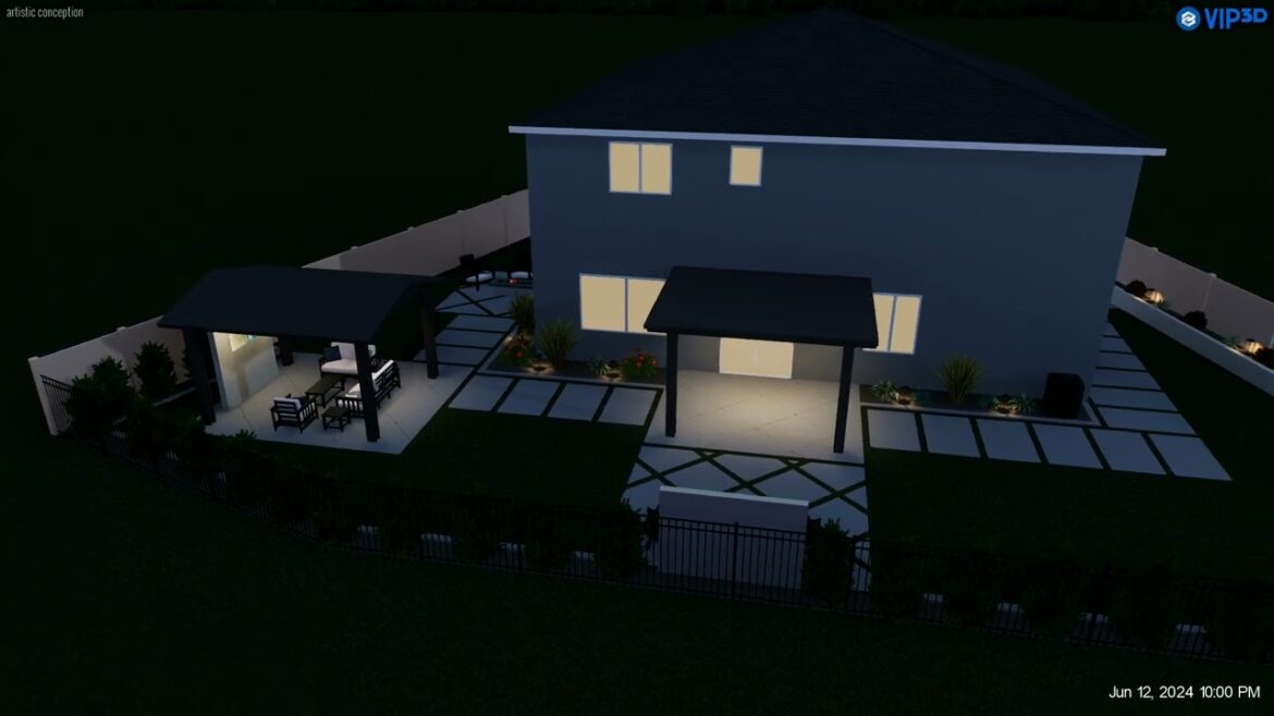 Backyard Landscape and hardscape