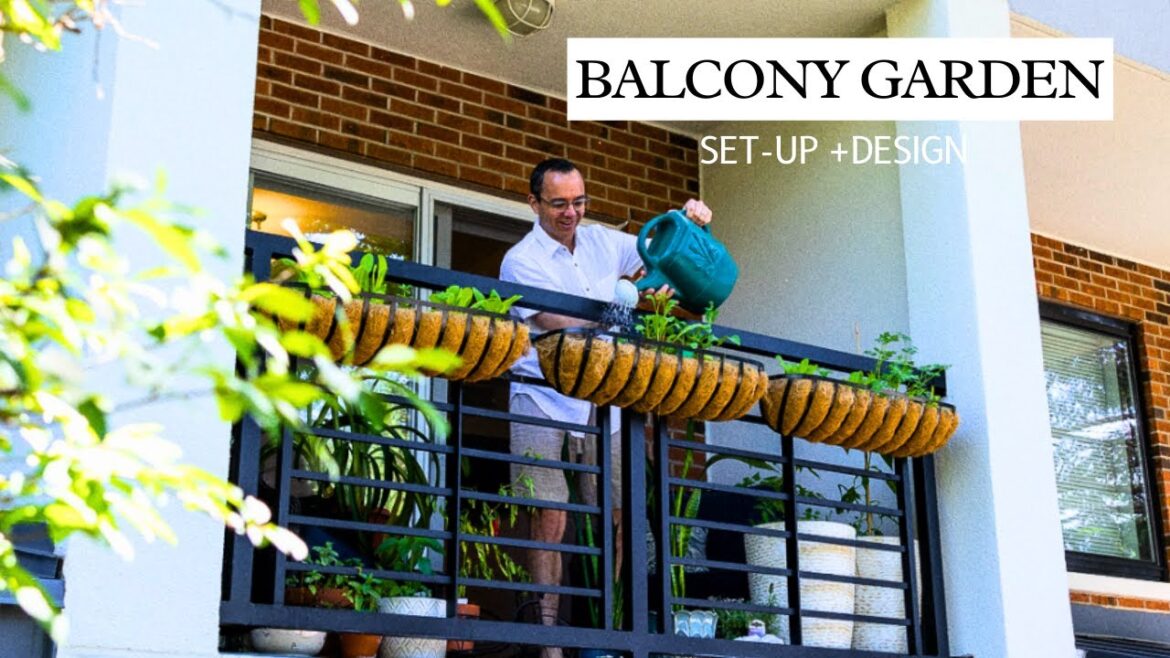 Small Balcony Garden Ideas: Space-Saving DIY for City Dwellers 🌱
