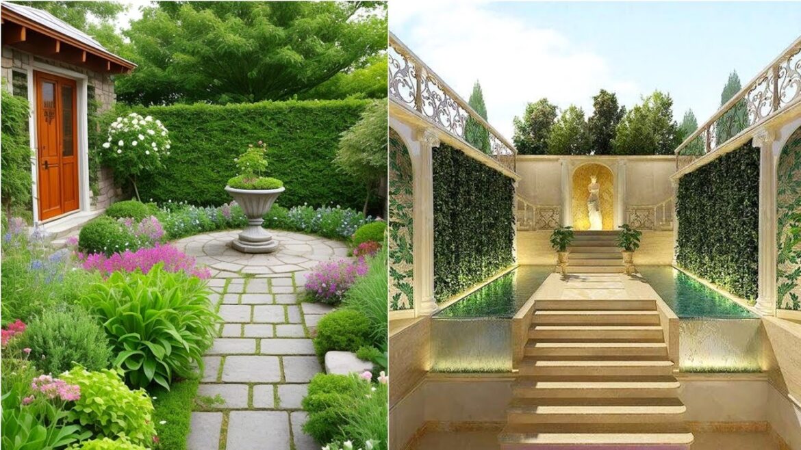 VIRAL Backyard Makeover! Small Garden landscaping Ideas 2024| BackyardFront Yard Landscaping Design