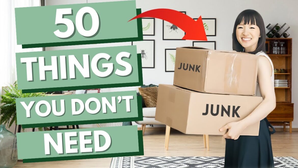 MINIMALISM | 50 Common Things You DON'T NEED In Life [Save money, less clutter]