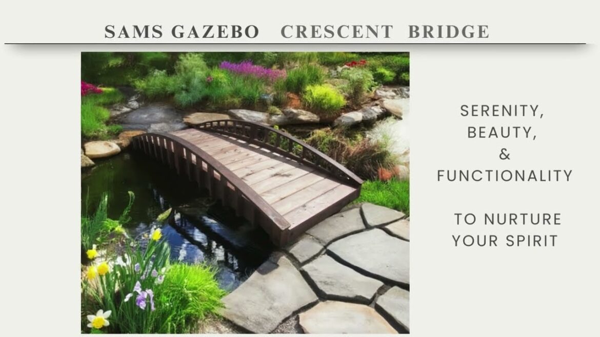 Unique features and benefits of Crescent Japanese Garden  Bridges by SamsGazebo