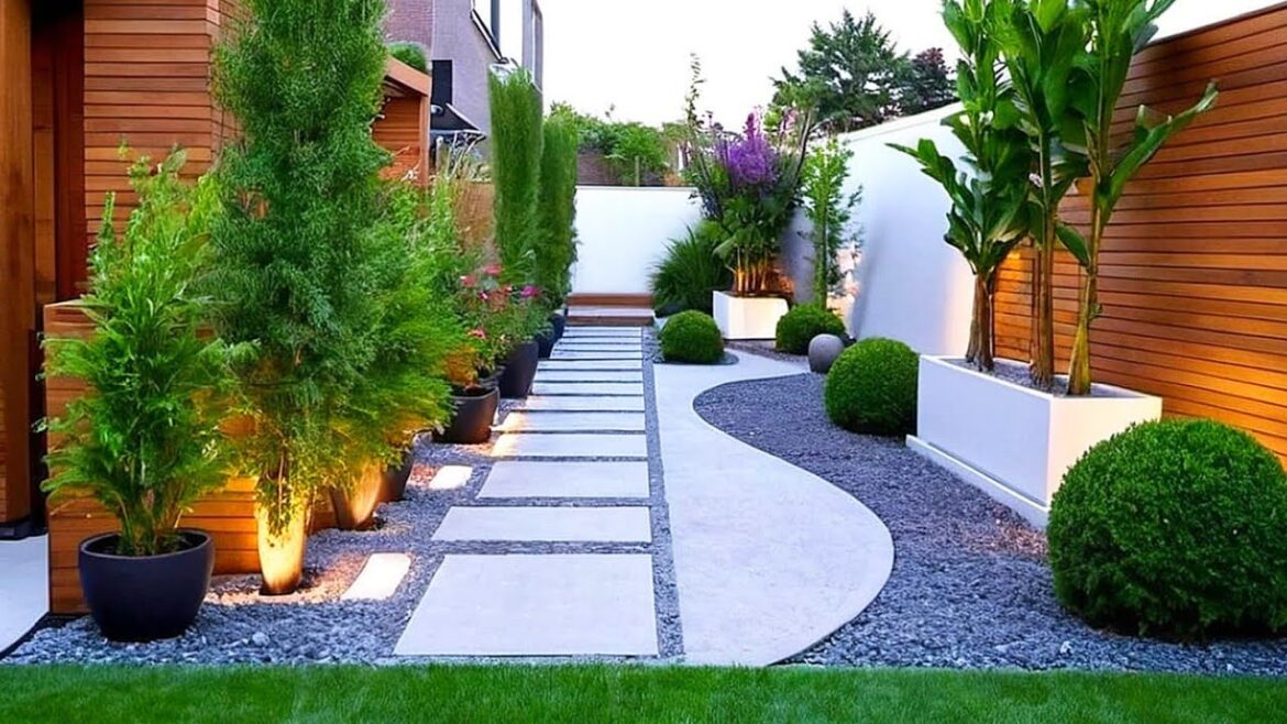 100 Modern Home Garden Landscaping Ideas 2024 House backyard Patio Design Trends | Front Yard Garden