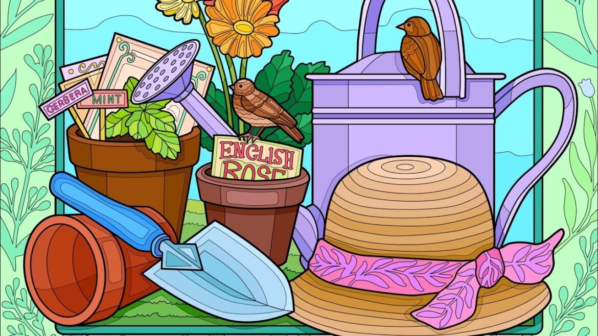 Hey Color app Gardening Tools #paintbynumbers #colorwithme #relaxing #coloring #video #book #spring Hey Color app Gardening Tools #paintbynumbers #colorwithme #relaxing #coloring #video #book #spring