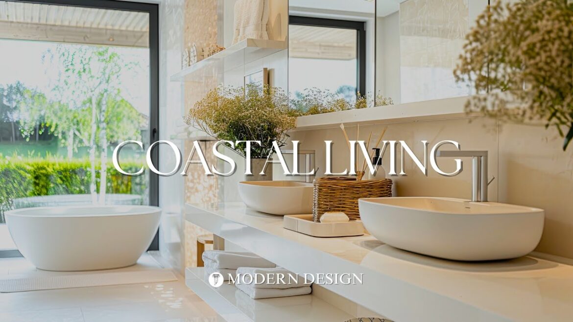 Modern Coastal House: Exploring Modern House Interior Design with Minimalist Garden