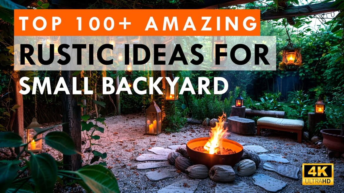 Charming Outdoor Oasis l Rustic Landscaping Ideas for Small Garden Transformations 2024 Charming Outdoor Oasis l Rustic Landscaping Ideas for Small Garden Transformations 2024