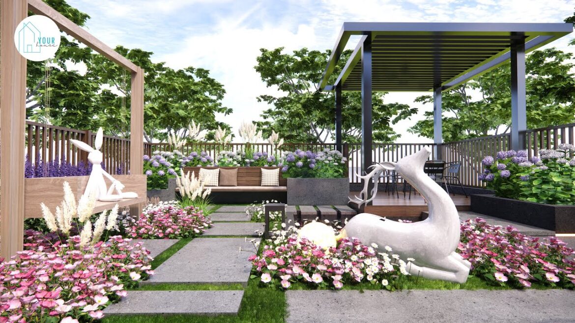 Design ideas for a beautiful and luxurious front yard landscape