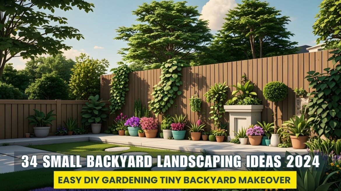 34 Small Backyard Summer Landscaping Ideas 2024: Easy DIY Gardening Tiny Backyard Makeover 34 Small Backyard Summer Landscaping Ideas 2024: Easy DIY Gardening Tiny Backyard Makeover