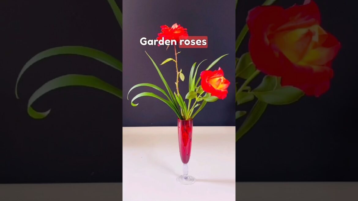 Floral Design with Garden roses #flowermaking