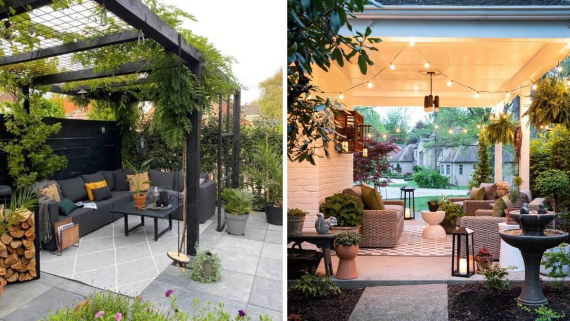 Top Backyard Garden Designs | Garden Landscaping Ideas | Modern Outdoor Sitting area | Home Decor