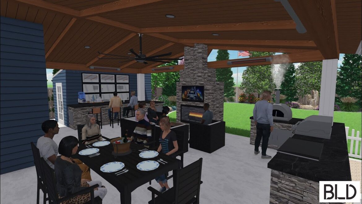 Meridian Backyard Landscape Design (DAL24)