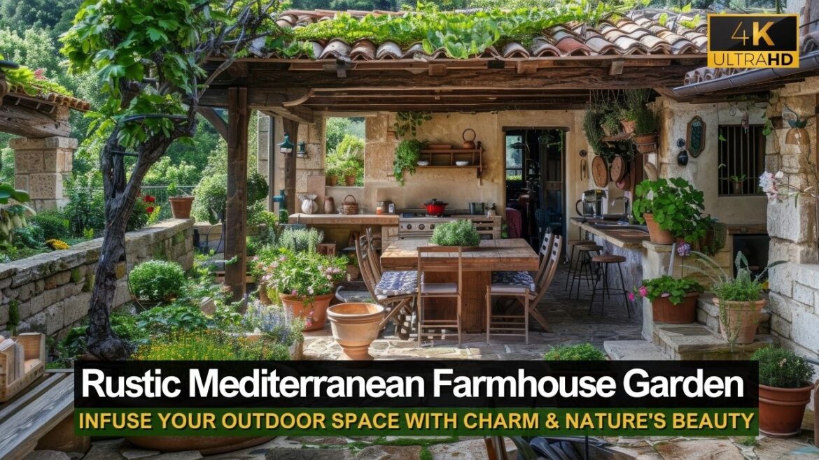 Rustic Mediterranean Farmhouse Garden Ideas: Infuse Your Outdoor Space with Charm & Nature’s Beauty Rustic Mediterranean Farmhouse Garden Ideas: Infuse Your Outdoor Space with Charm & Nature's Beauty