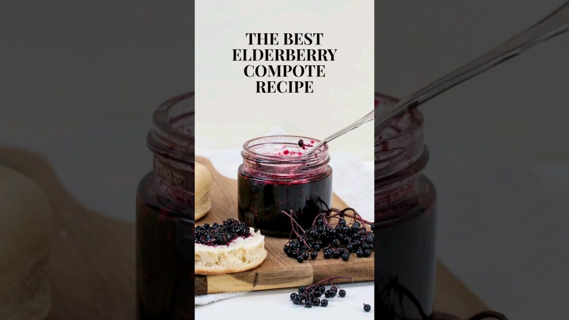 The most tasty Elderberry Compote Recipe #elderberries The most tasty Elderberry Compote Recipe #elderberries