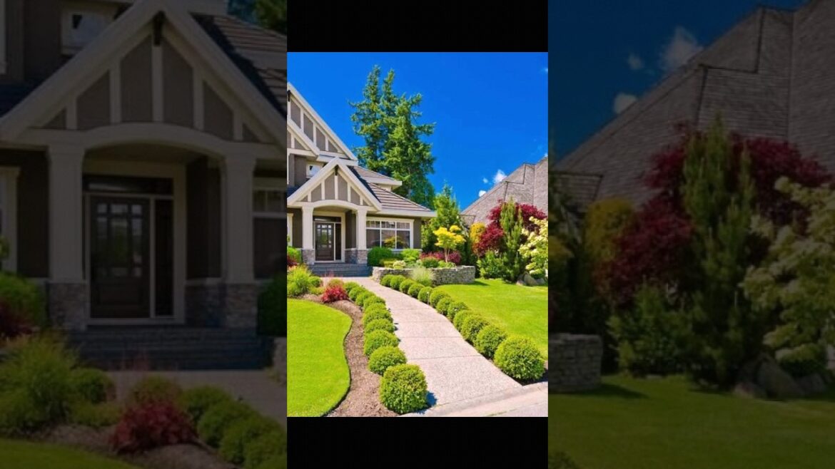 15 Most glamours Front Yard Design #decoration