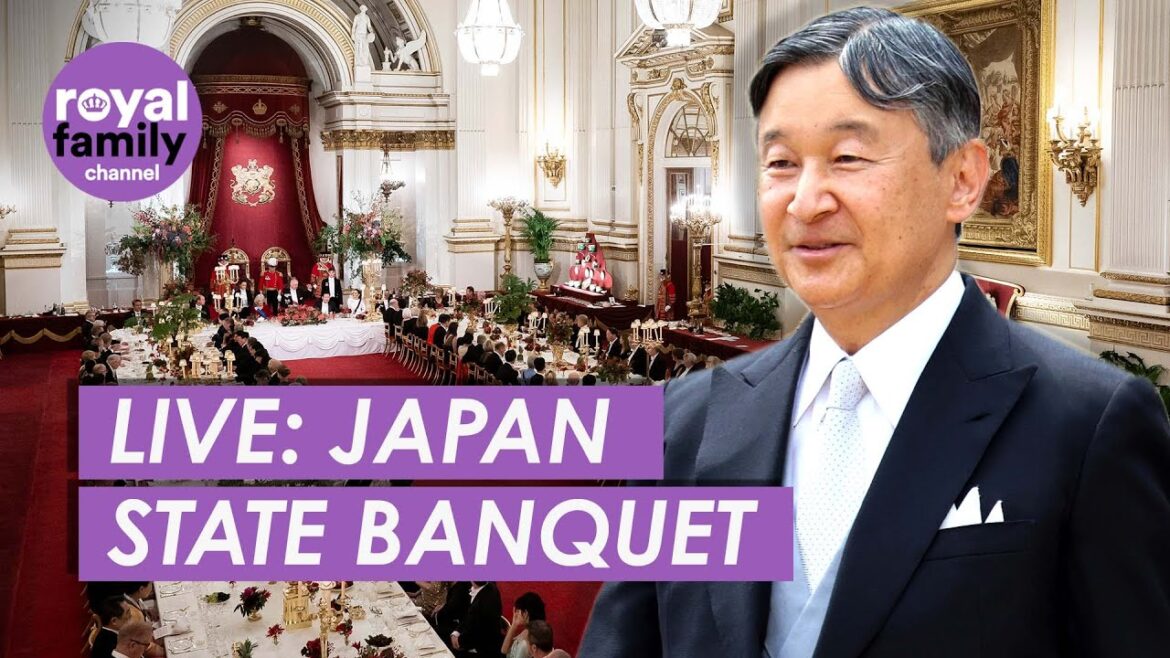 LIVE: State Banquet For Emperor and Empress of Japan at Buckingham Palace LIVE: State Banquet For Emperor and Empress of Japan at Buckingham Palace
