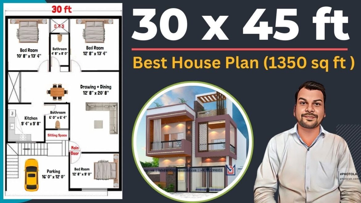 30 x 45 House Plan | 30x45 House Design | 30x45 Ghar ka Naksha | East Facing House Plan