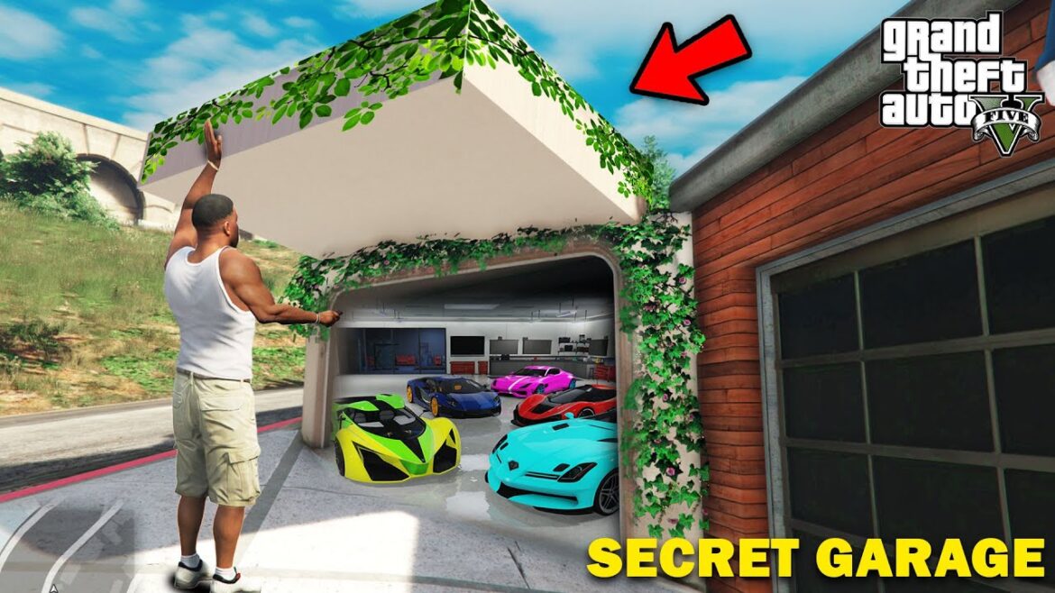 GTA 5 : Franklin Unlocking The Most Secret Garage In His House GTA 5 !