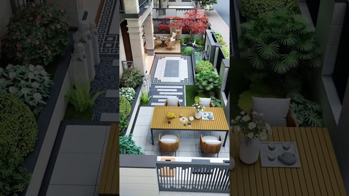 nature and beauty, home gardening design #trending #shots #youtubeshorts