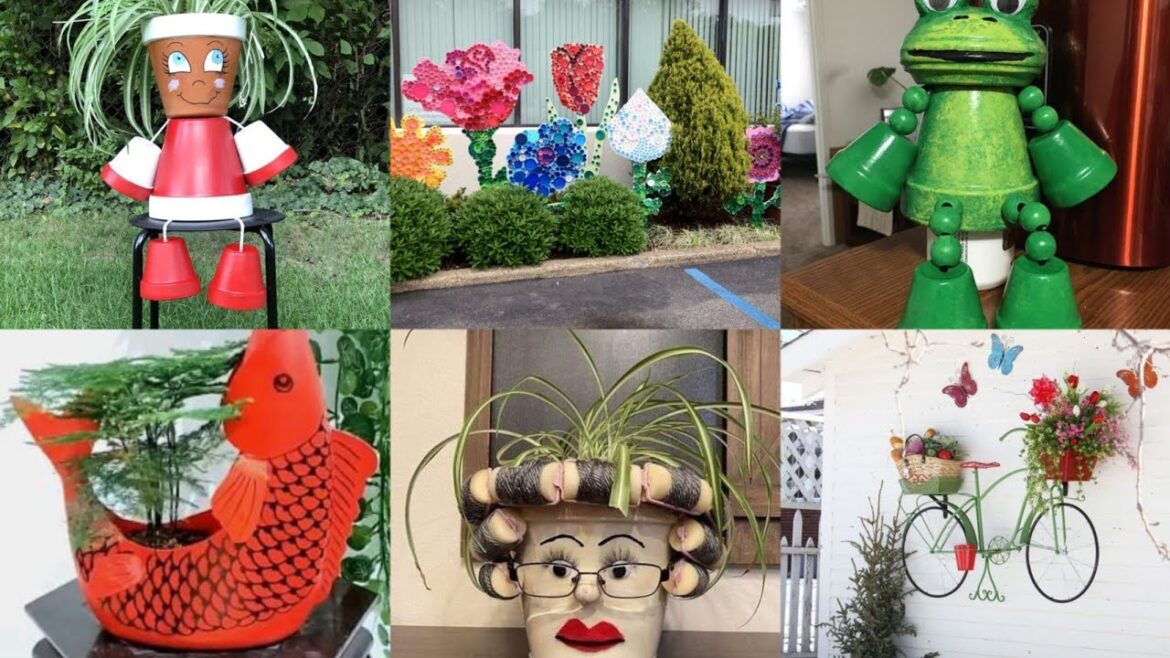 Diy Plastic bottle garden ideas | Plastic bottle craft & design for decor