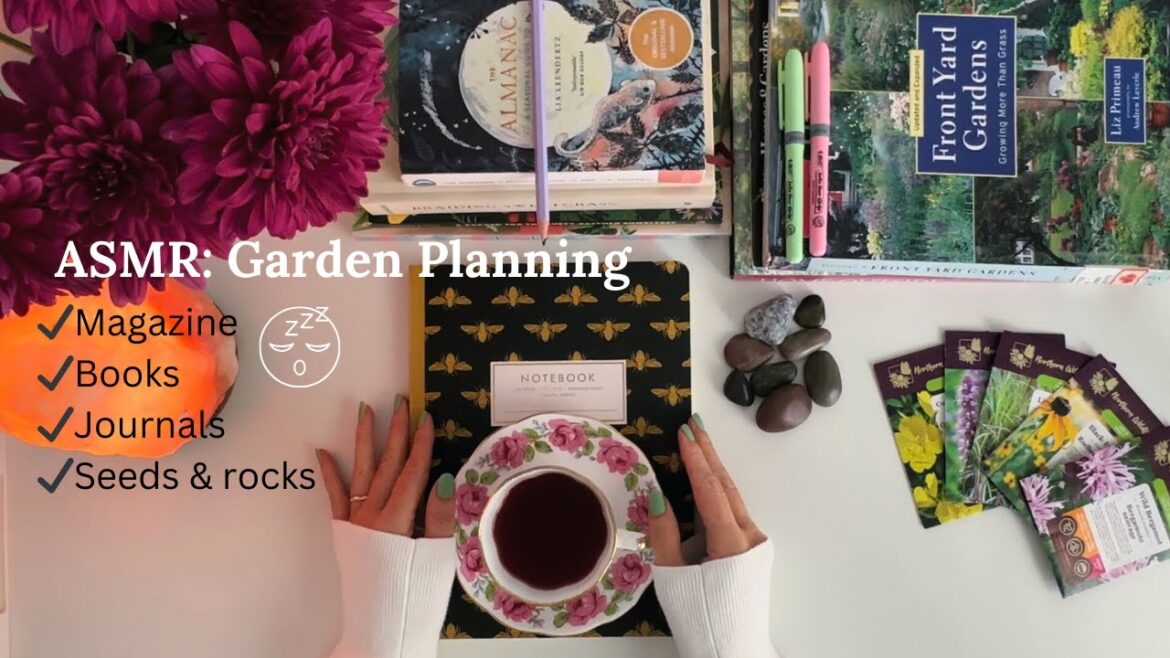 ASMR Garden Planning (magazine, books, journals, seeds, rocks, asmr soft spoken/whispering mix) ASMR Garden Planning (magazine, books, journals, seeds, rocks, asmr soft spoken/whispering mix)