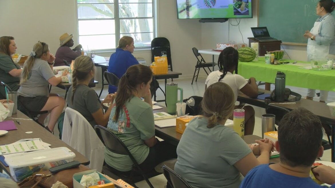 Teachers learn how to build garden, incorporate it into lesson plans